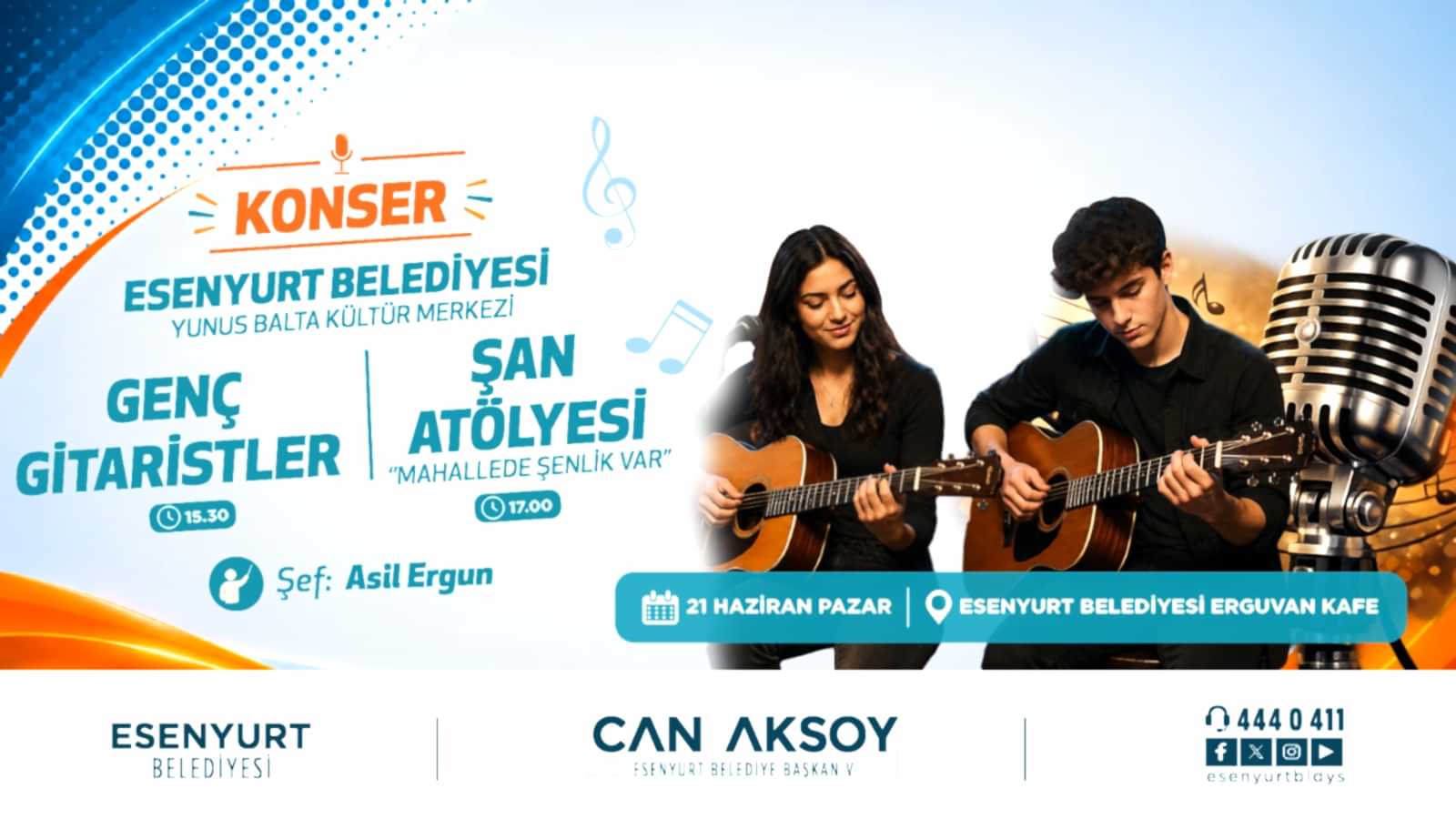 Genç Gitaristler ve Şan Atölyesi