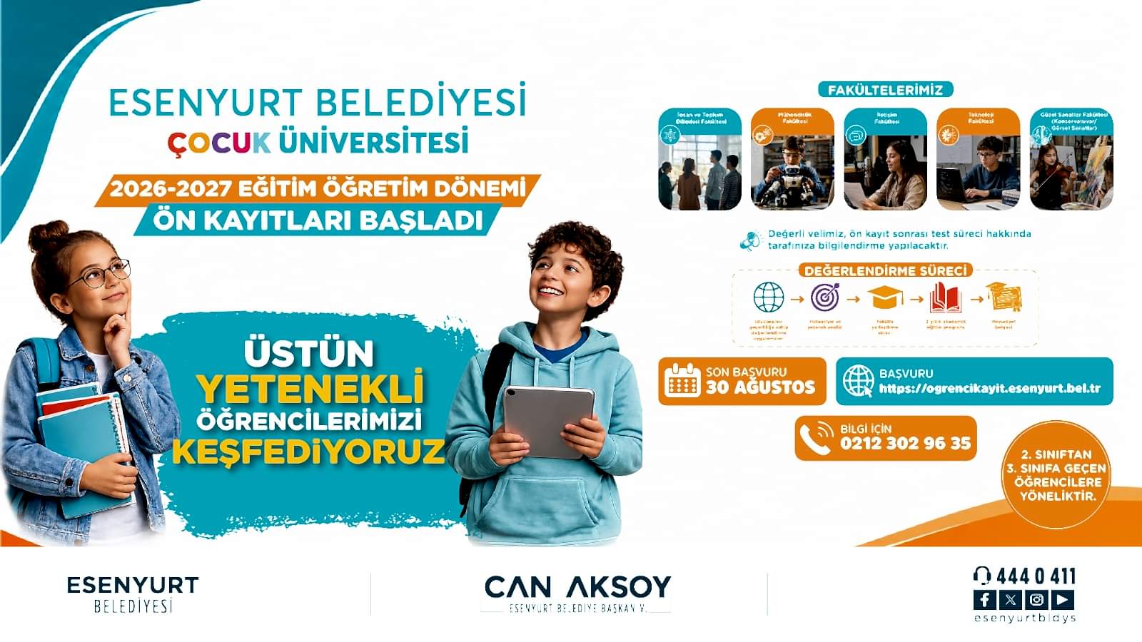 Çocuk Üniversitesi Ön Kayıtları Başladı